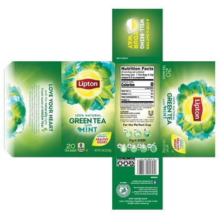 Lipton Mint Green Tea Bags