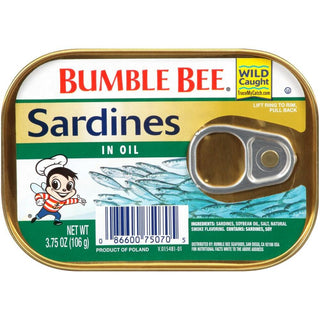 Bumble Bee Sardines In Oil 3.75 Oz. Can