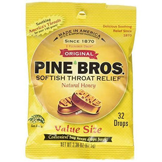 Pine Bros Original Softish Throat Relief Natural Honey