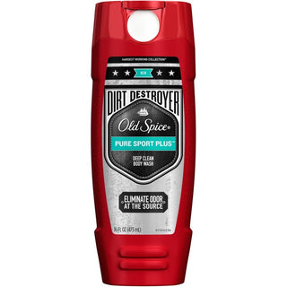 Old Spice Hardest Working Collection Dirt Destroyer Body Wash Pure Sport Plus Scent 16 Fl Oz