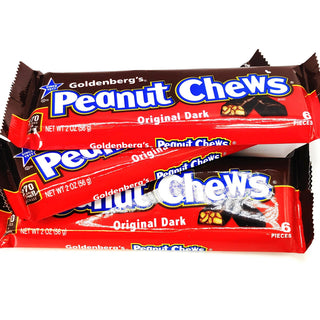 Goldenberg's Original Dark Chocolate Peanut Chews 2 Oz