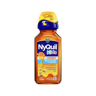 Vicks® Kids NyQuil™ Honey Cold & Cough – Nighttime Relief (8 Fl Oz)