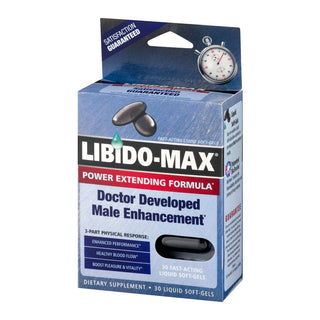 Libido Max Male Enhancement 30 Liquid Soft-Gels