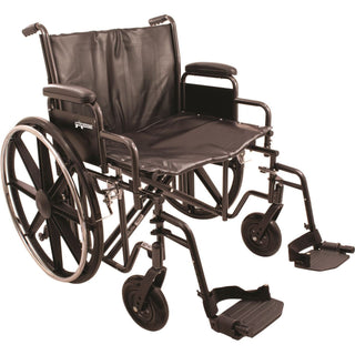 ProBasics K7-Lite Bariatric Wheelchair, 22" x 18" Seat, with Swing-Away Footrests