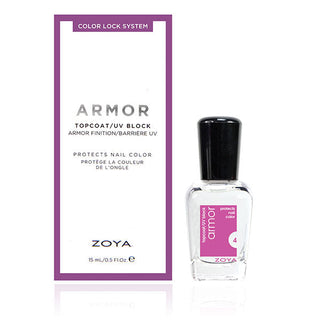 Zoya Armor Top Coat / UV Block - 0.5 oz