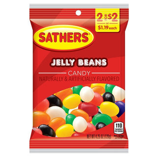 Sathers Jelly Beans Candy 4.25 Oz. Bag