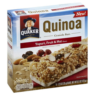 Quaker Granola Bars, Quinoa, Yogurt, Fruit & Nut Flavor