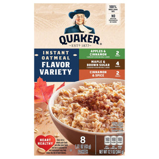 Quaker Instant Oatmeal Flavor Variety Pack, 1.51 Oz