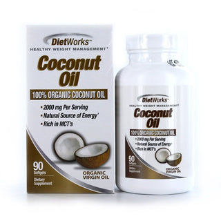DietWorks Coconut Oil 2000mg Softgels