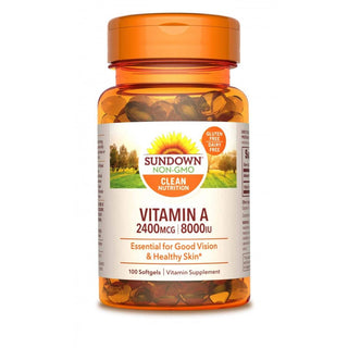 Sundown Naturals Vitamin A 2400 Mcg 8000 IU