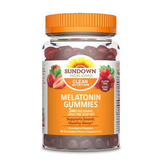 Sundown Naturals Melatonin 5 Mg Gummies, Strawberry Flavor (Discontinued )