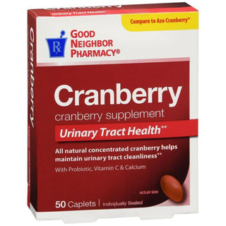 GNP Urinary Health Cranberry Vitamin C 50 Tabs