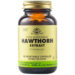 Solgar Hawthorne Berry Herb Extract -- 60 Vegetable Capsules