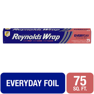 Reynolds Wrap Standard Aluminum Foil Roll 12" X 75 Ft Silver 35