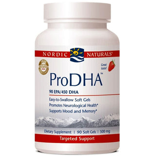 Nordic Naturals DHA, Strawberry - 90 Soft Gels - 830 Mg Omega-3 - High-Intensity DHA Formula For Brain & Nervous System Support - Non-GMO - 45 Servings