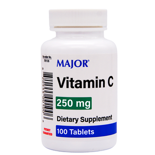 Major Vitamin-C 250 Mg Ascorbic Acid Tablets