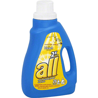 All Laundry Detergent, 2X Ultra, Sunshine Energy With Bleach Alternative