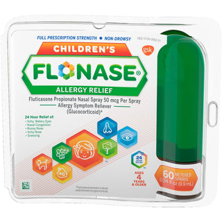 Flonase Allergy Relief, Children's, Full Prescription Strength, 50 Mcg, Metered Sprays 0.34 Oz