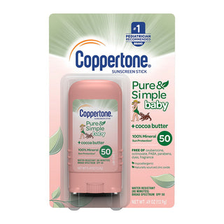 Coppertone Water Babies Pure & Simple Sunscreen Stick SPF 50
