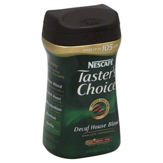 Tasters Choice Nescafe Decaf House Blend Instant Coffee 7OZ