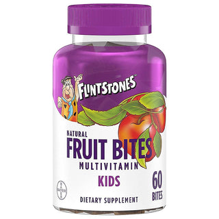 Flintstones Multivitamin, Natural, Fruit Bites, Kids