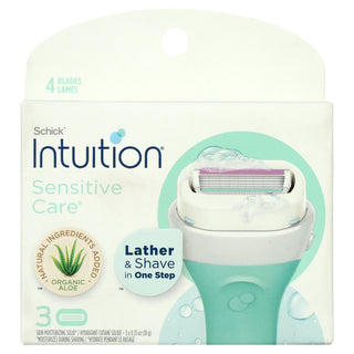 Schick Intuition Sensitive Care Women's Refill Blades – 3 Count