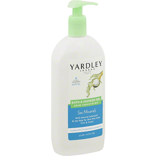 Yardley Bath & Shower Gel, Skin Smoothing, Sea Minerals