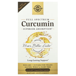 Solgar Full Spectrum Curcumin Liquid Extract Softgels