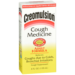 Creomulsion® Cough Medicine Adult Formula – Fast-Acting Relief (4 oz)