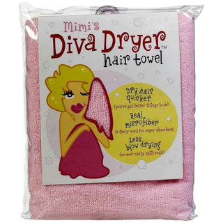 Aquis Microfiber Hair Turban Mimi's Diva Dryer Pink