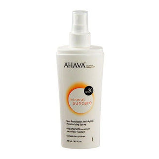 Ahava Mineral Suncare Anti-Aging Moisturizing Spray Sun Protection SPF30 8.5 fl oz
