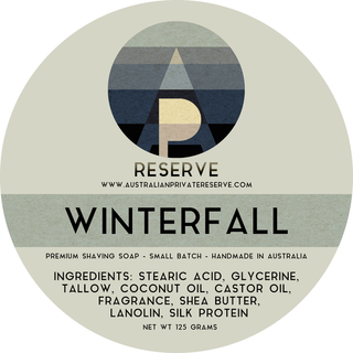 Australian Private Reserve - Winterfall Shaving Soap - 125g