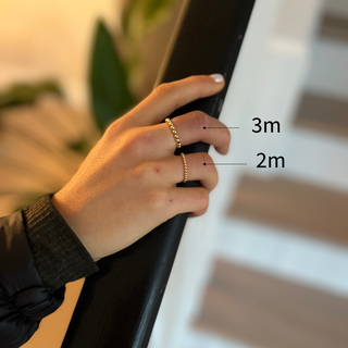 2MM Gold Ball Ring
