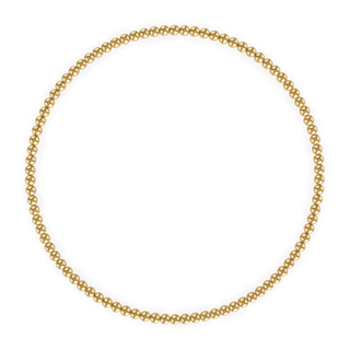2MM Gold Ball Bracelet