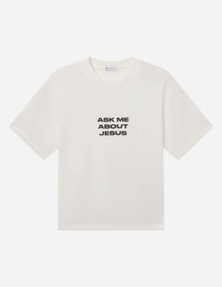 Ask Me About Jesus Heavyweight Tee