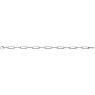 Aurelia Noéline 14K White Gold 1 CTW Natural Diamond Link Bracelet