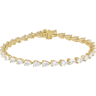 Rivière Élégance Diamond Bracelet 14K White & Yellow Gold