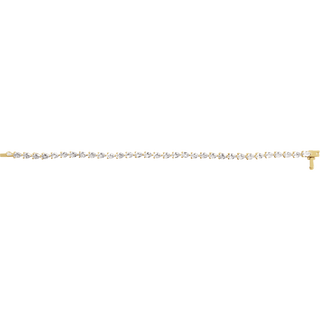 Rivière Élégance Diamond Bracelet 14K White & Yellow Gold