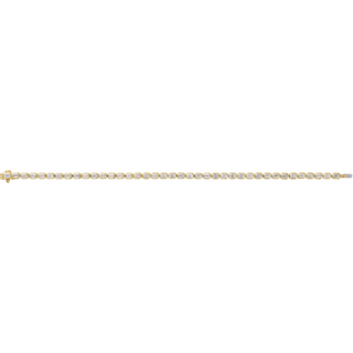 Lab-Grown Diamond Tennis Bracelet in 14k Gold – Ligne Précieuse