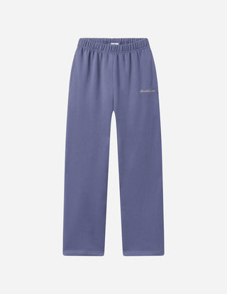 Basics Plum Wide Leg Sweatpant