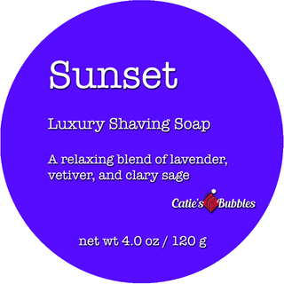 Catie's Bubbles Sunset  Shaving Soap 4 Oz