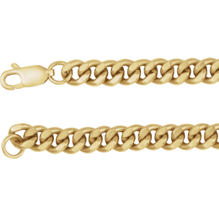 14K Yellow Gold-Filled 4.8mm Curb Chain