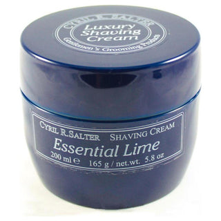 Cyril R. Salter Essential Lime Luxury Shaving Cream 5.8 Oz