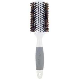 Ceramic Barrel Round Boar Bristle Hair Brush for Thick Hair