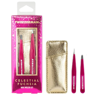 Tweezerman set Two Clips With Bright Case, Diagonal And Pointing