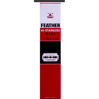 Feather Hi-Stainless Double Edge Razor Blades 20x5 Pack