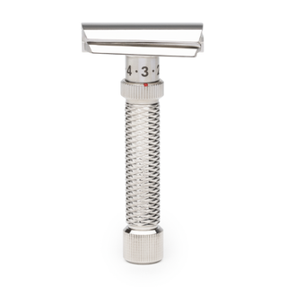 Rex Supply Co. Konsul Polished Adjustable Slant Stainless Steel DE Safety Razor RSC-109P