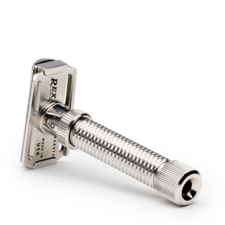 Rex Supply Co. Konsul Polished Adjustable Slant Stainless Steel DE Safety Razor RSC-109P