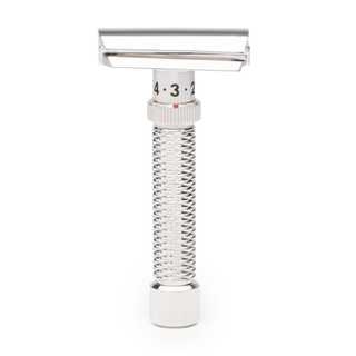 Rex Supply Co. Konsul DeLuxe Rhoidum Adjustable Slant Stainless Steel DE Safety Razor RSC-109R
