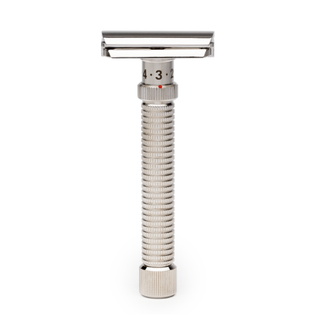 Rex Supply Co. Ambassador XL Adjustable Stainless Steel DE Safety Razor RSC-107